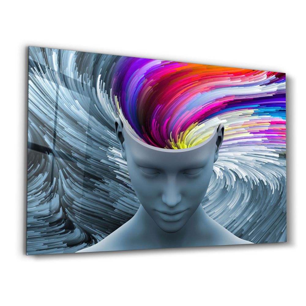 Other wall decoration - Colorful Thoughts | Glass Wall Art - ARTDESIGNA