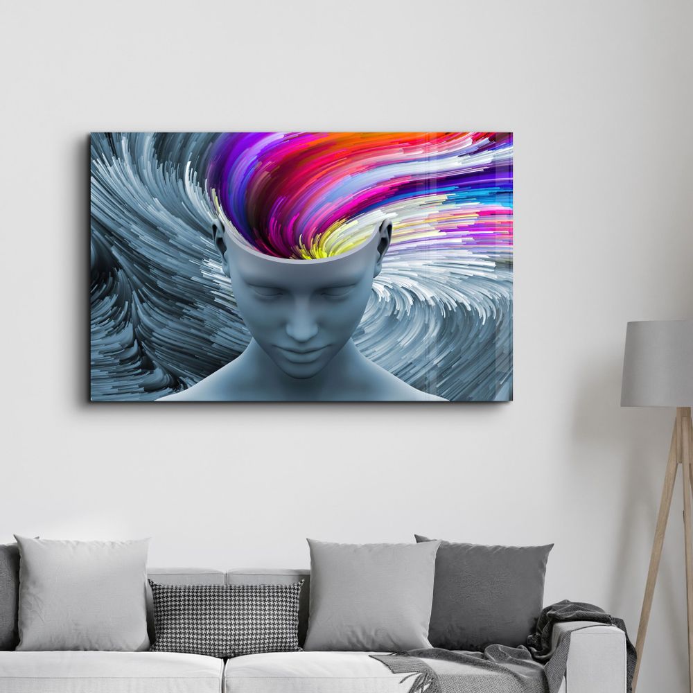 Other wall decoration - Colorful Thoughts | Glass Wall Art - ARTDESIGNA