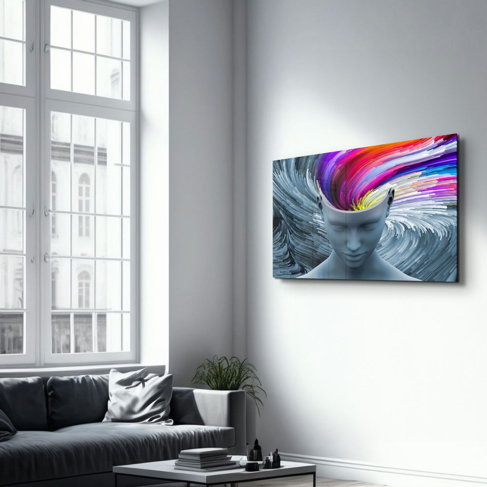 Other wall decoration - Colorful Thoughts | Glass Wall Art - ARTDESIGNA