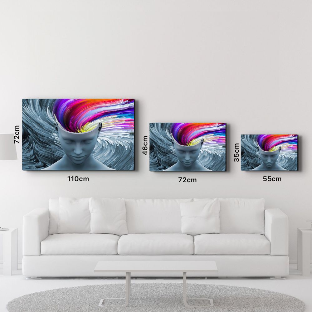 Other wall decoration - Colorful Thoughts | Glass Wall Art - ARTDESIGNA