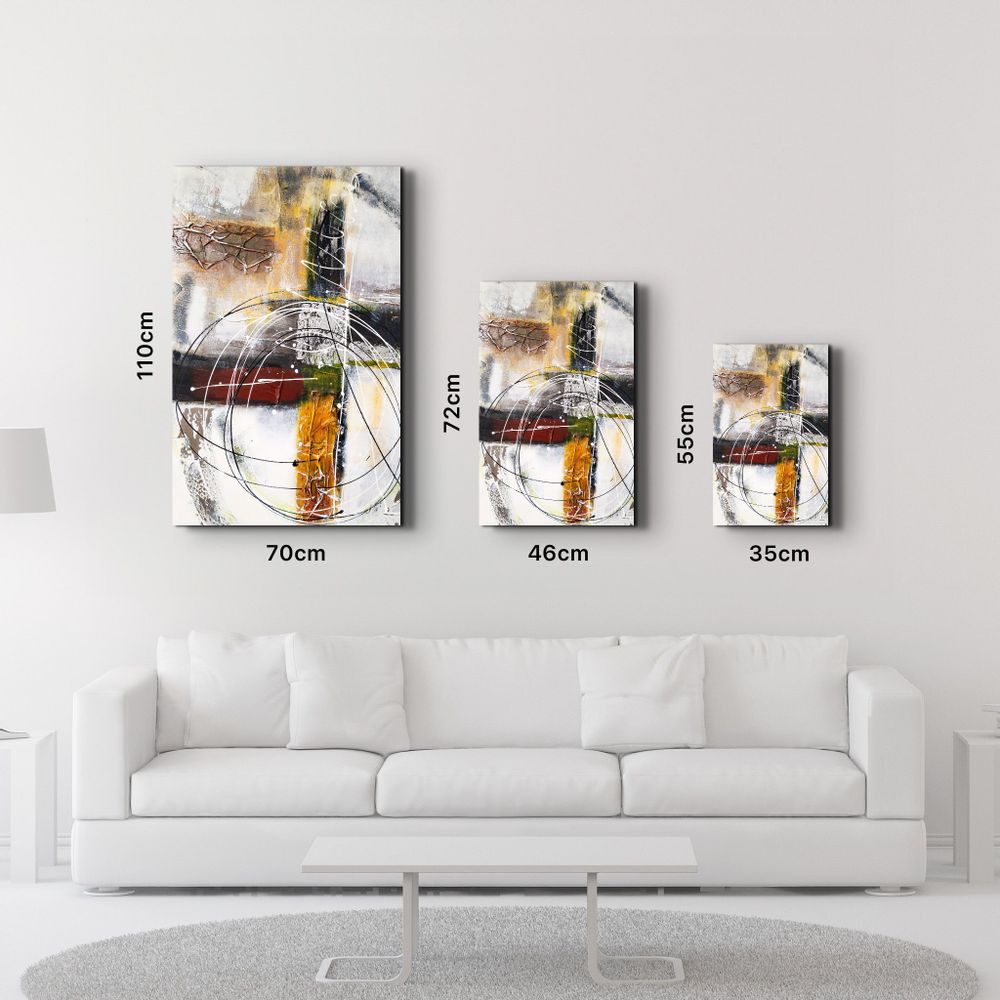 Autres décorations murales - Abstract Oil Painting V2 | Glass Wall Art - ARTDESIGNA