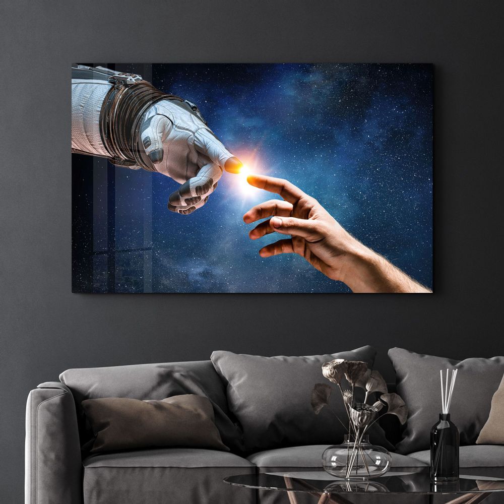 Other wall decoration - Astronaut Creation | Glass Wall Art - ARTDESIGNA