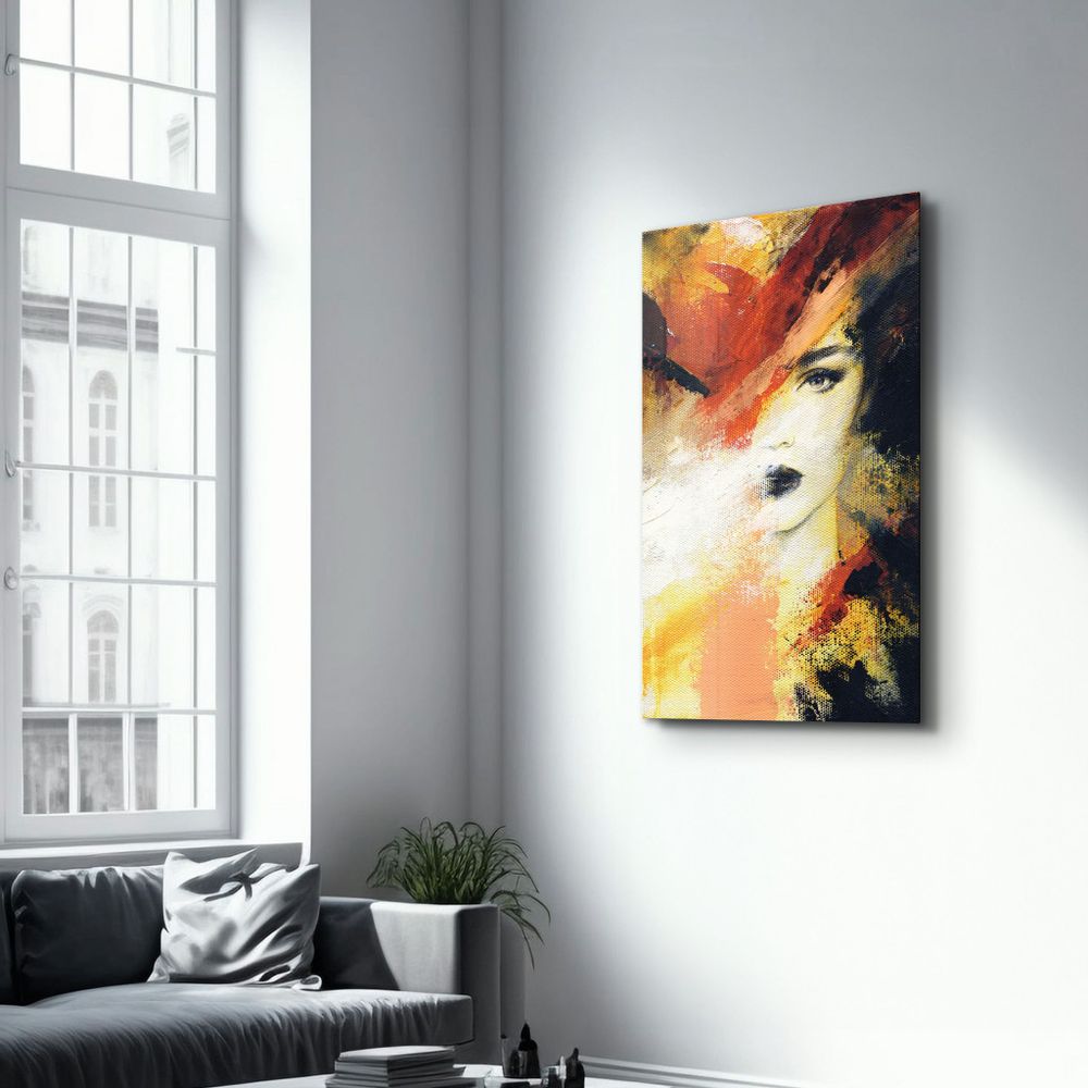 Other wall decoration - Disappearing Woman Face | Glass Wall Art - ARTDESIGNA