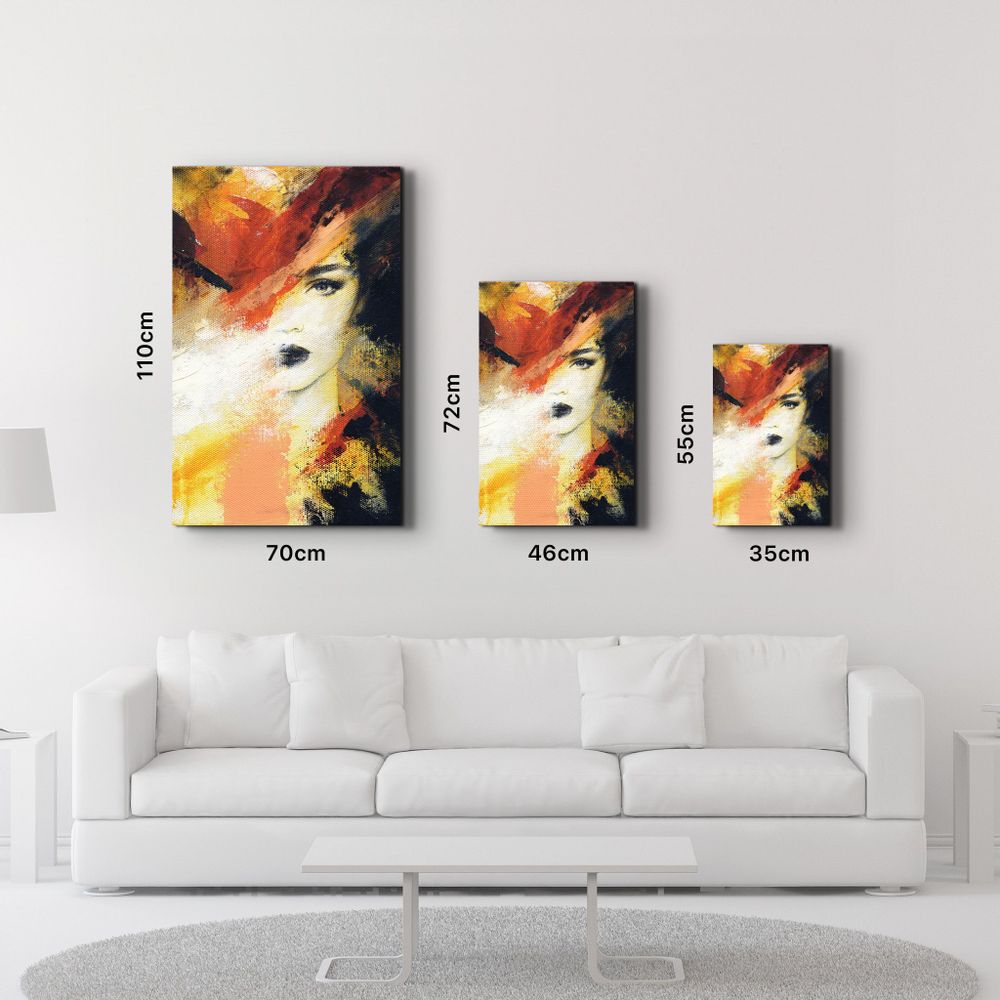 Other wall decoration - Disappearing Woman Face | Glass Wall Art - ARTDESIGNA