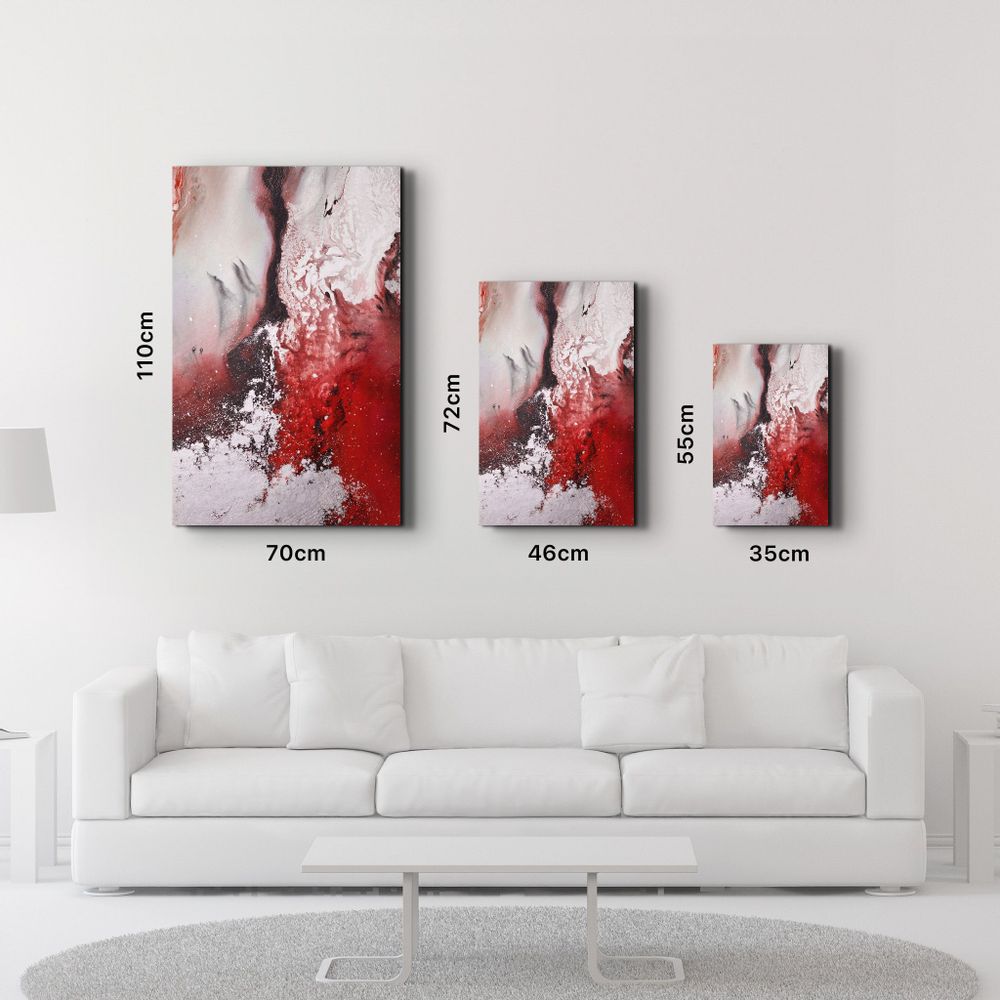 Other wall decoration - Bird's Eye In Red V2 | Glass Wall Art - ARTDESIGNA