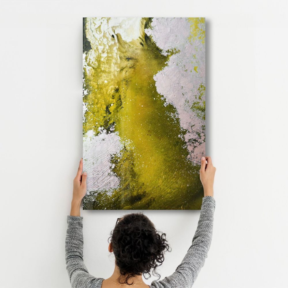 Other wall decoration - Bird's Eye In Yellow | Glass Wall Art - ARTDESIGNA