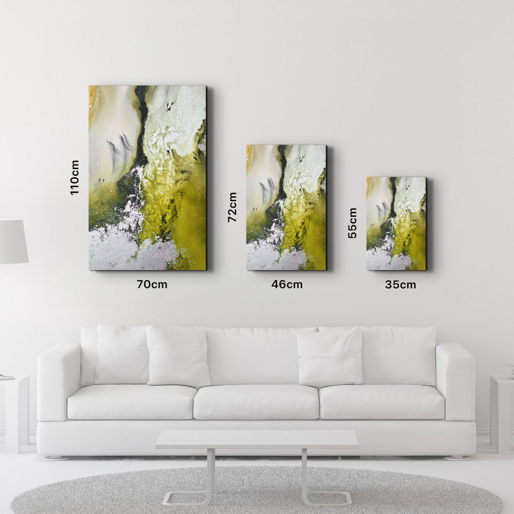 Autres décorations murales - Bird's Eye In Yellow V2 | Glass Wall Art - ARTDESIGNA