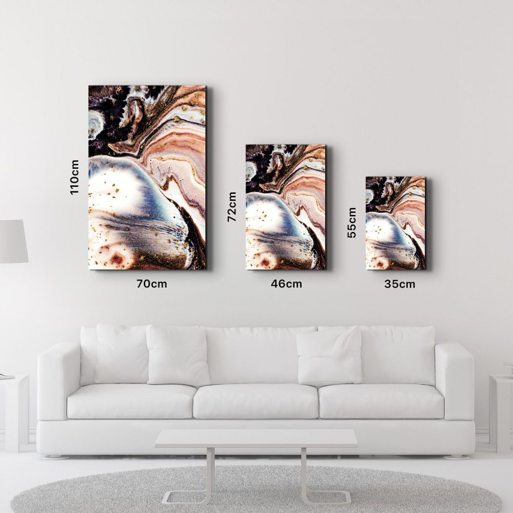 Other wall decoration - The Woman In Dark Blue | Glass Wall Art - ARTDESIGNA