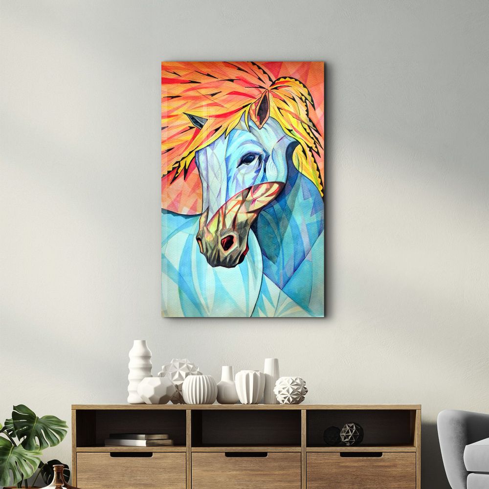 Other wall decoration - Cool Horse | Glass Wall Art - ARTDESIGNA