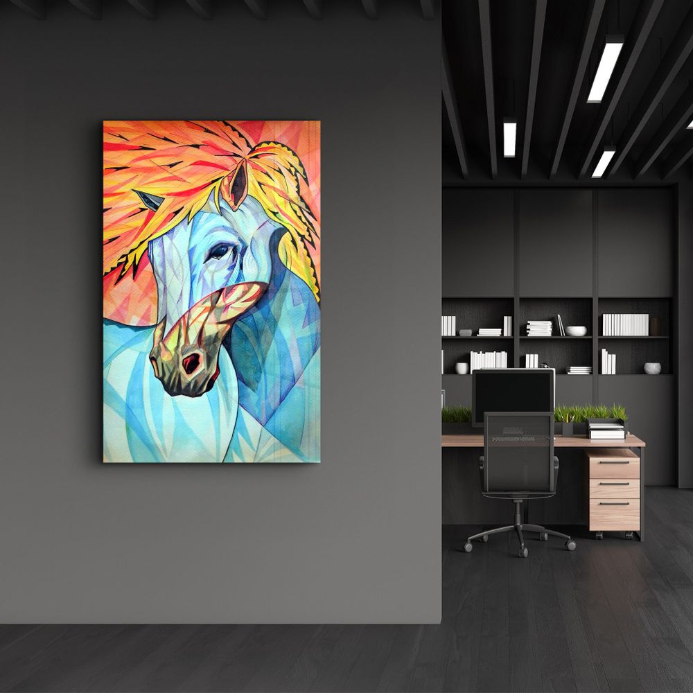 Other wall decoration - Cool Horse | Glass Wall Art - ARTDESIGNA