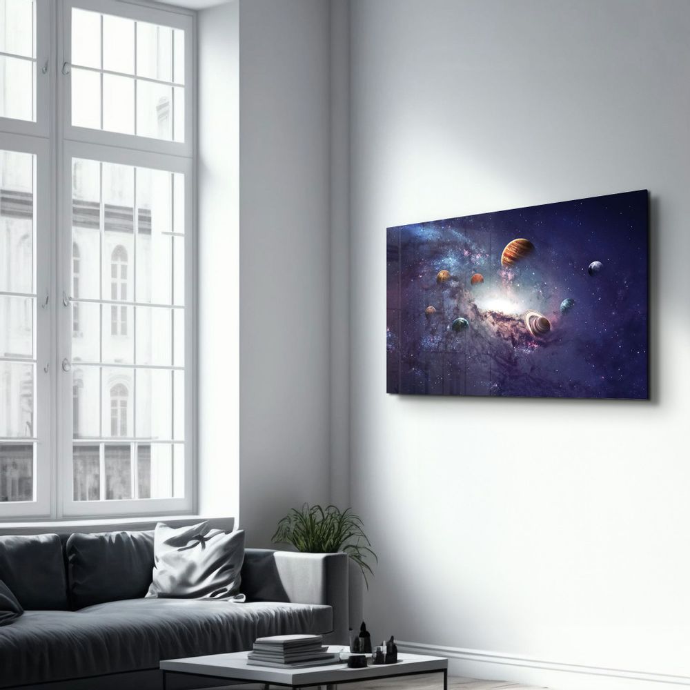 Autres décorations murales - Galaxy | Glass Wall Art - ARTDESIGNA