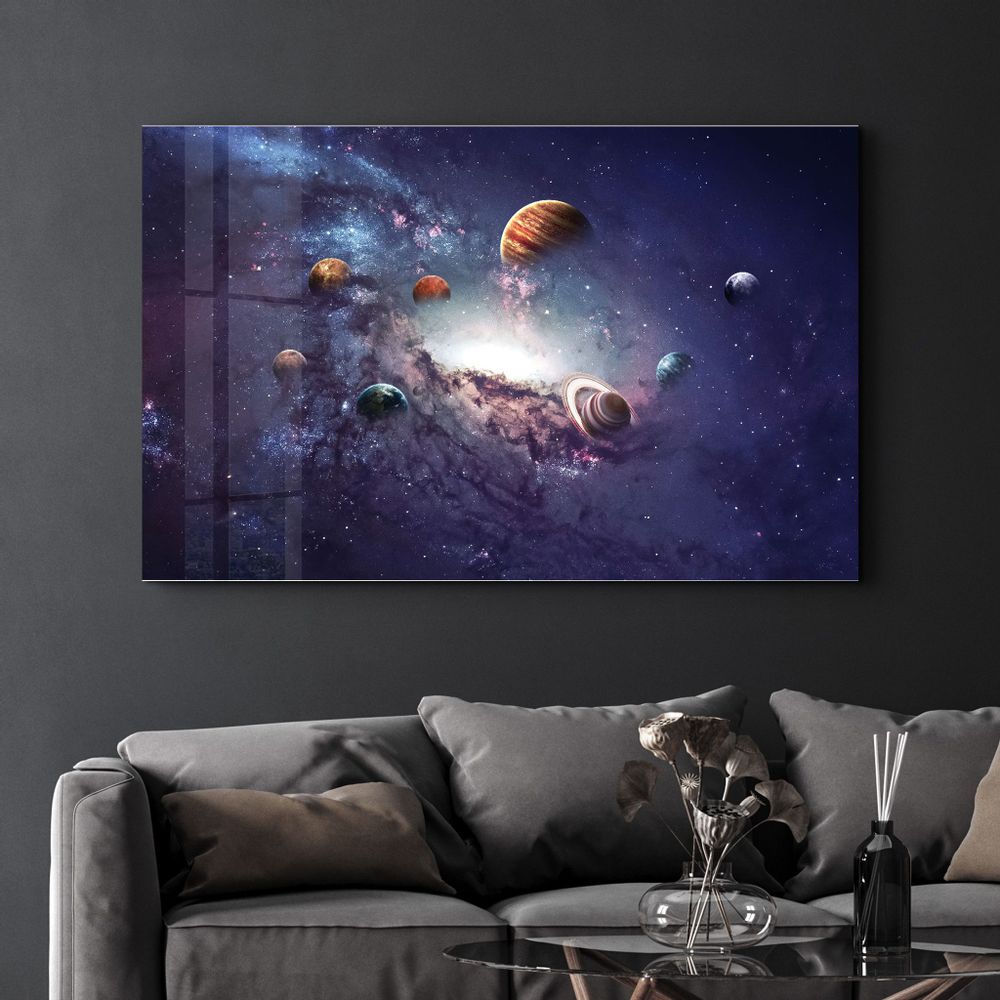 Autres décorations murales - Galaxy | Glass Wall Art - ARTDESIGNA