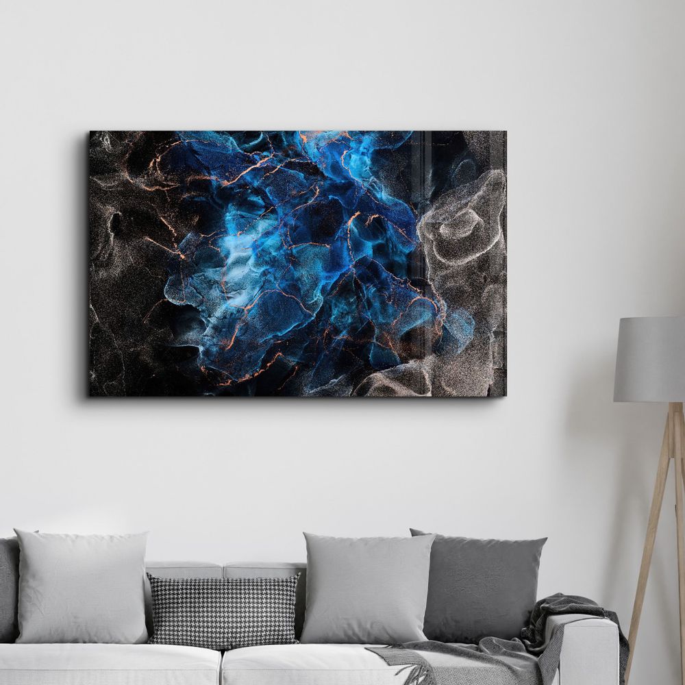 Autres décorations murales - Marble Design V1 | Glass Wall Art - ARTDESIGNA