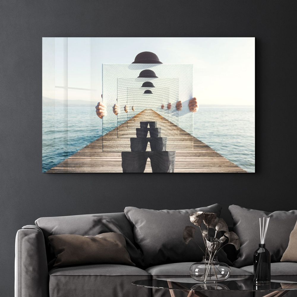 Autres décorations murales - Loop | Glass Wall Art - ARTDESIGNA