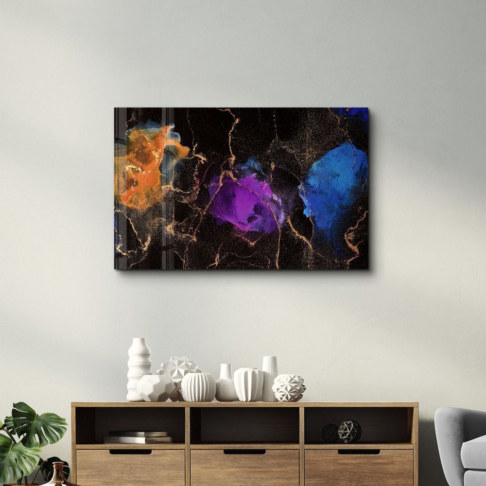 Autres décorations murales - Marble Design V3 | Glass Wall Art - ARTDESIGNA