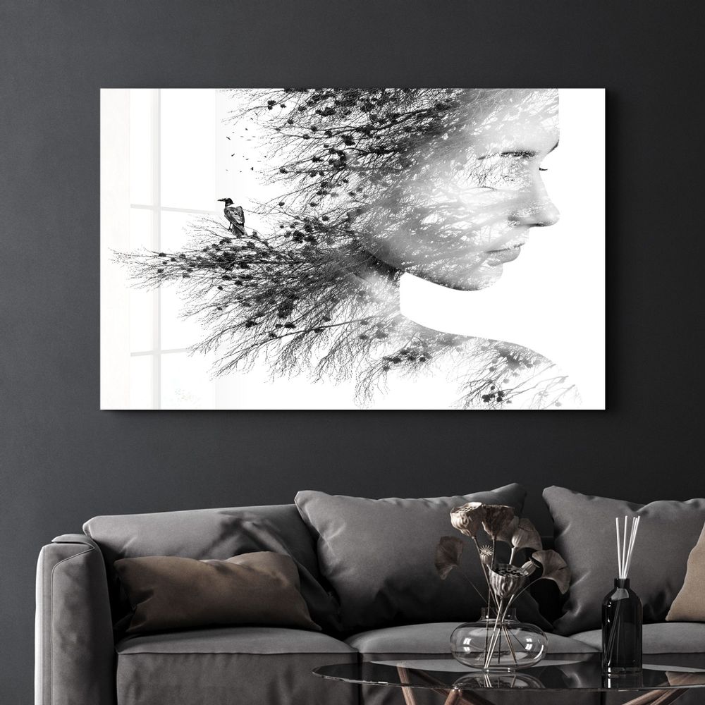 Autres décorations murales - Root V2 | Glass Wall Art - ARTDESIGNA