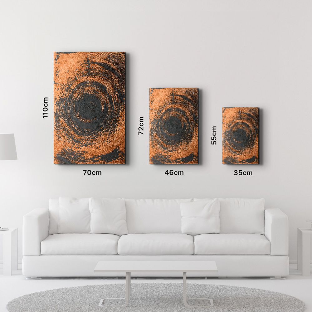 Autres décorations murales - Gold Circle V2 | Glass Wall Art - ARTDESIGNA
