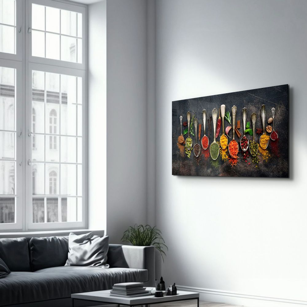 Autres décorations murales - Indian Spices | Glass Wall Art - ARTDESIGNA