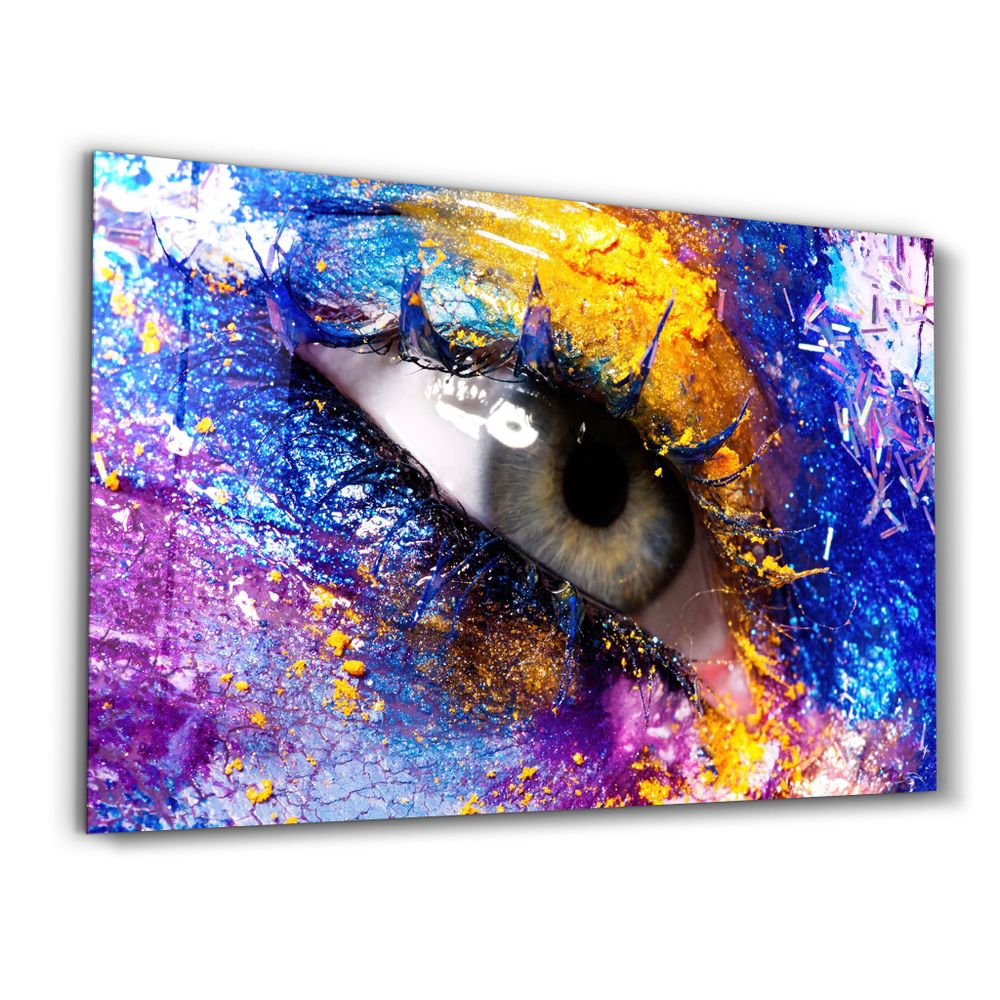Other wall decoration - Eye In Colors | Glass Wall Art - ARTDESIGNA