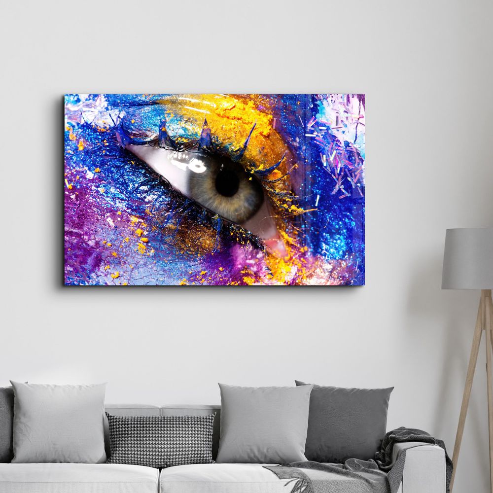 Other wall decoration - Eye In Colors | Glass Wall Art - ARTDESIGNA