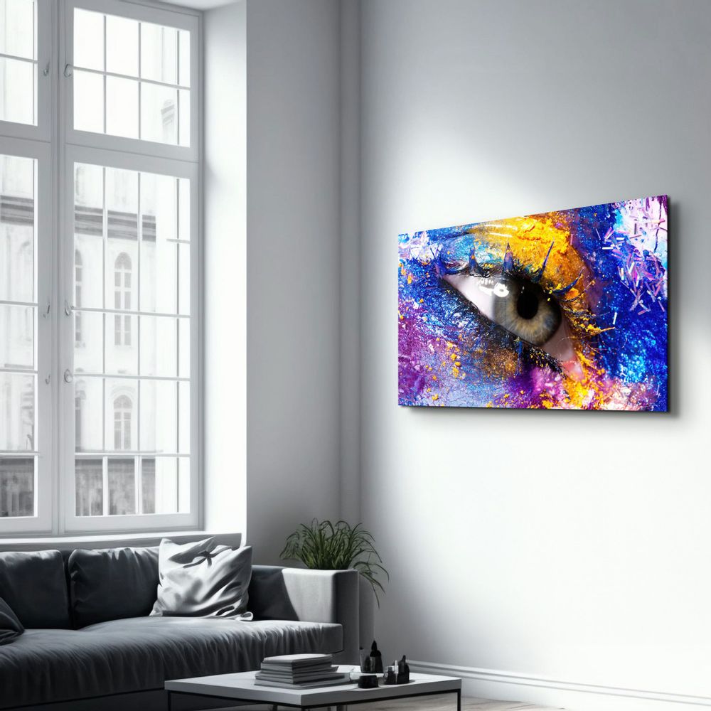 Other wall decoration - Eye In Colors | Glass Wall Art - ARTDESIGNA