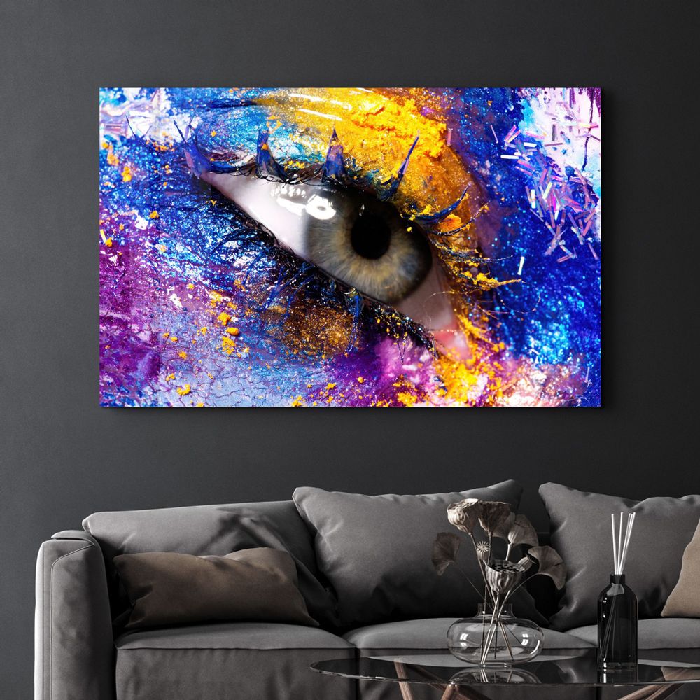 Other wall decoration - Eye In Colors | Glass Wall Art - ARTDESIGNA