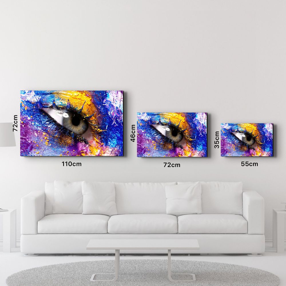 Other wall decoration - Eye In Colors | Glass Wall Art - ARTDESIGNA