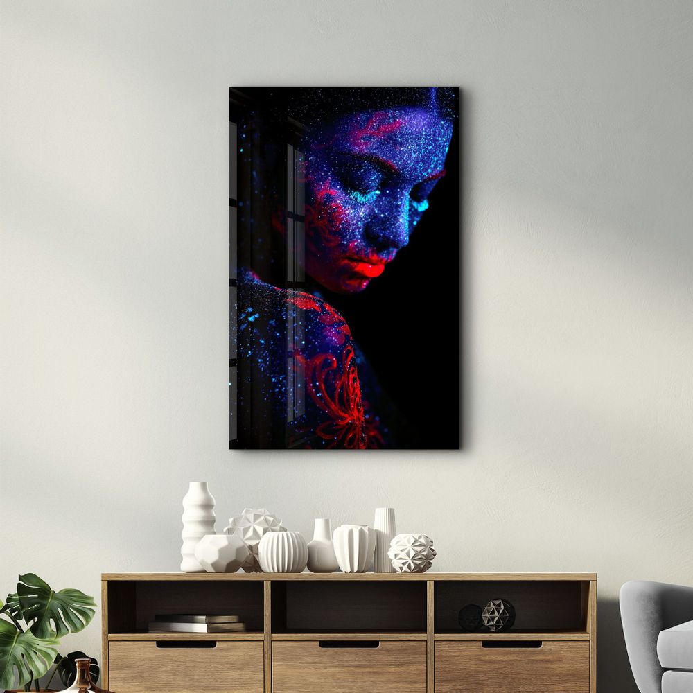 Autres décorations murales - Night Sky | Glass Wall Art - ARTDESIGNA