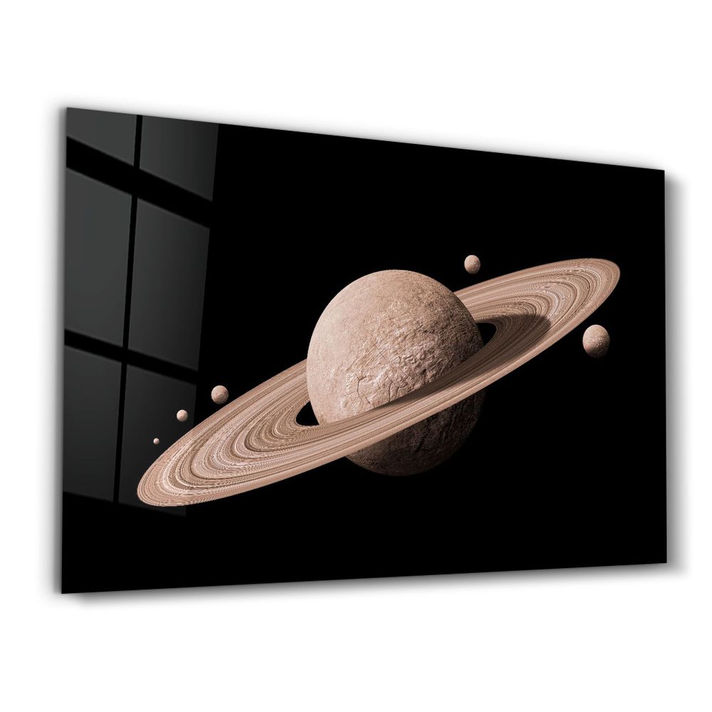 Autres décorations murales - Saturn 2 | Glass Wall Art - ARTDESIGNA