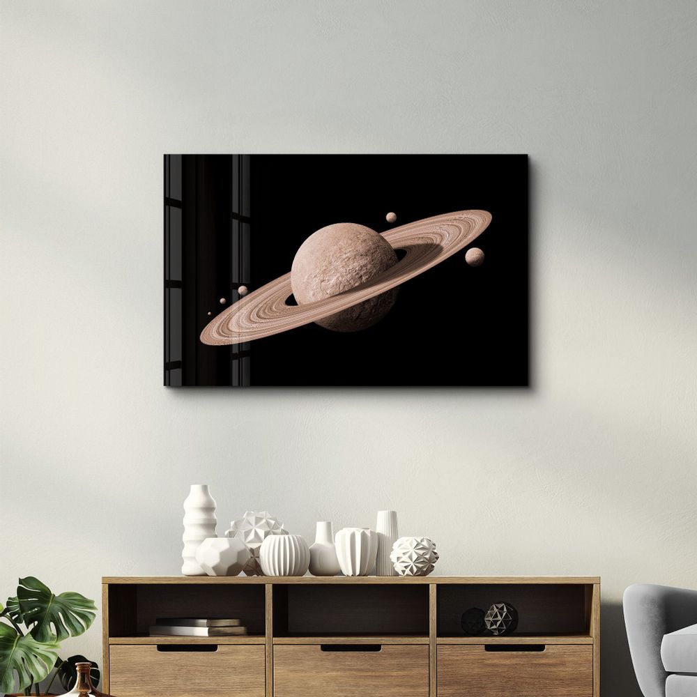 Autres décorations murales - Saturn 2 | Glass Wall Art - ARTDESIGNA