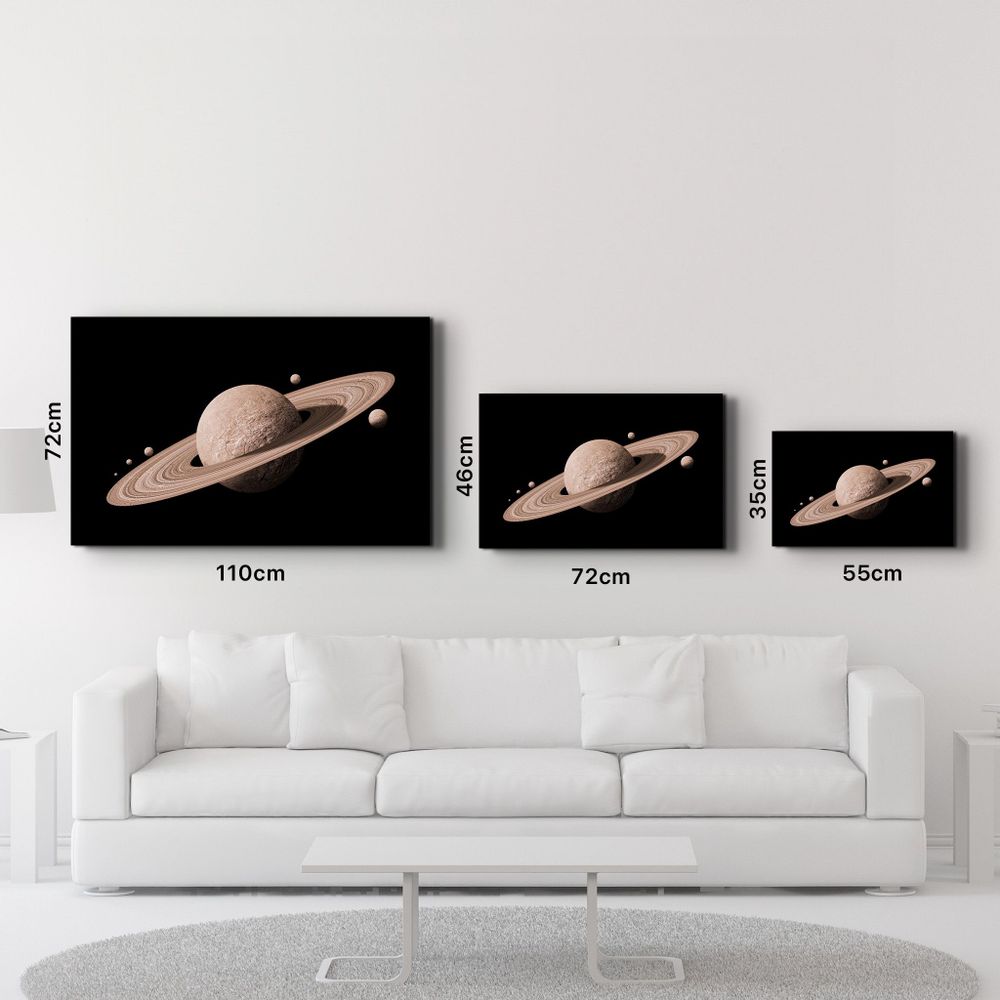 Autres décorations murales - Saturn 2 | Glass Wall Art - ARTDESIGNA