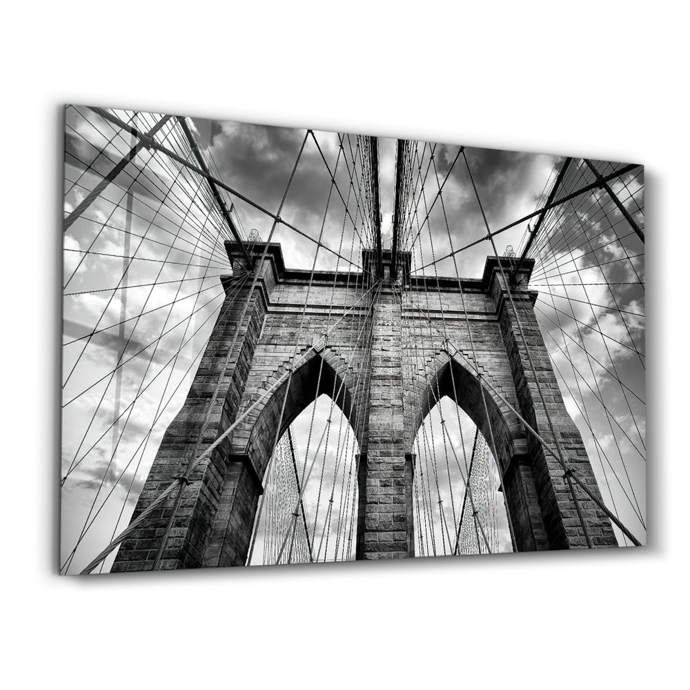 Other wall decoration - Brooklyn Bridge 2 | Glass Wall Art - ARTDESIGNA