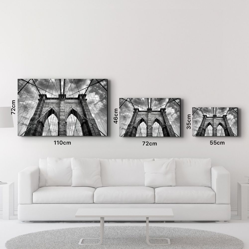 Other wall decoration - Brooklyn Bridge 2 | Glass Wall Art - ARTDESIGNA