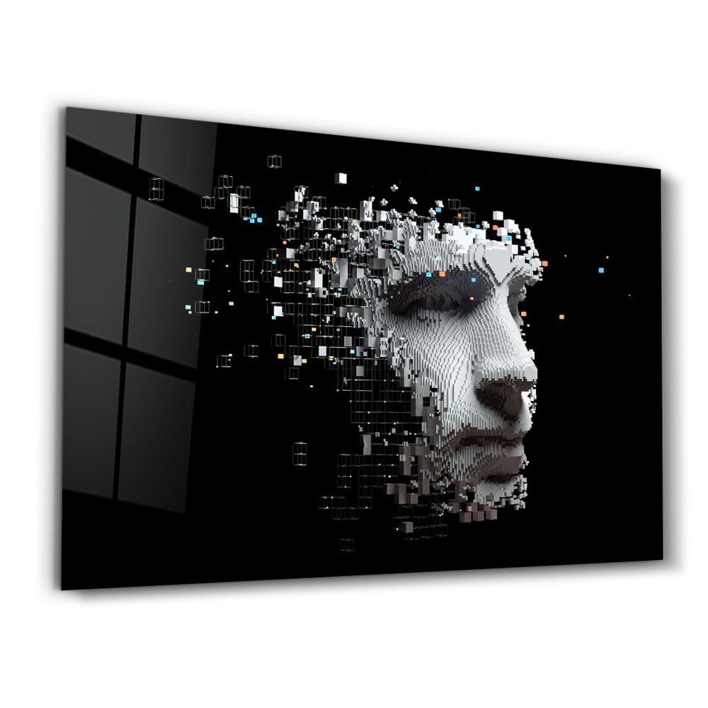 Other wall decoration - Metaverse Dangers | Glass Wall Art - ARTDESIGNA