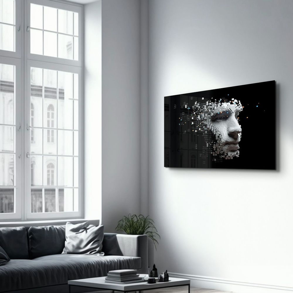 Other wall decoration - Metaverse Dangers | Glass Wall Art - ARTDESIGNA
