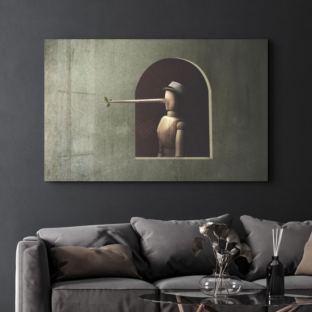 Other wall decoration - Don't Lie Anymore | Glass Wall Art - ARTDESIGNA
