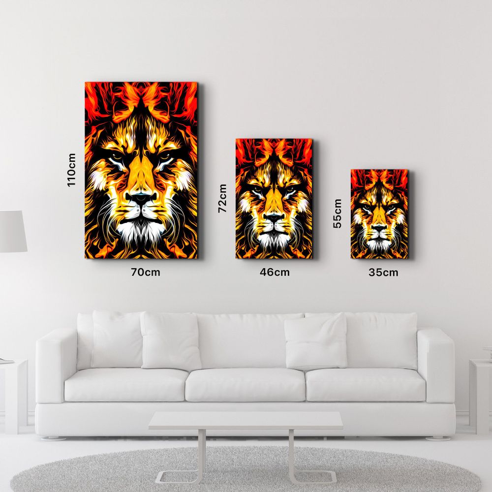 Other wall decoration - The Big Cat | Glass Wall Art - ARTDESIGNA