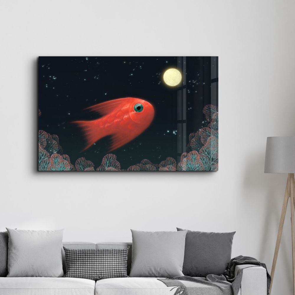 Other wall decoration - Aquarium Fish | Glass Wall Art - ARTDESIGNA