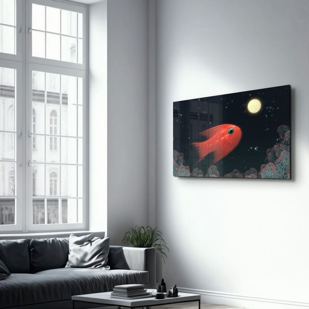 Other wall decoration - Aquarium Fish | Glass Wall Art - ARTDESIGNA