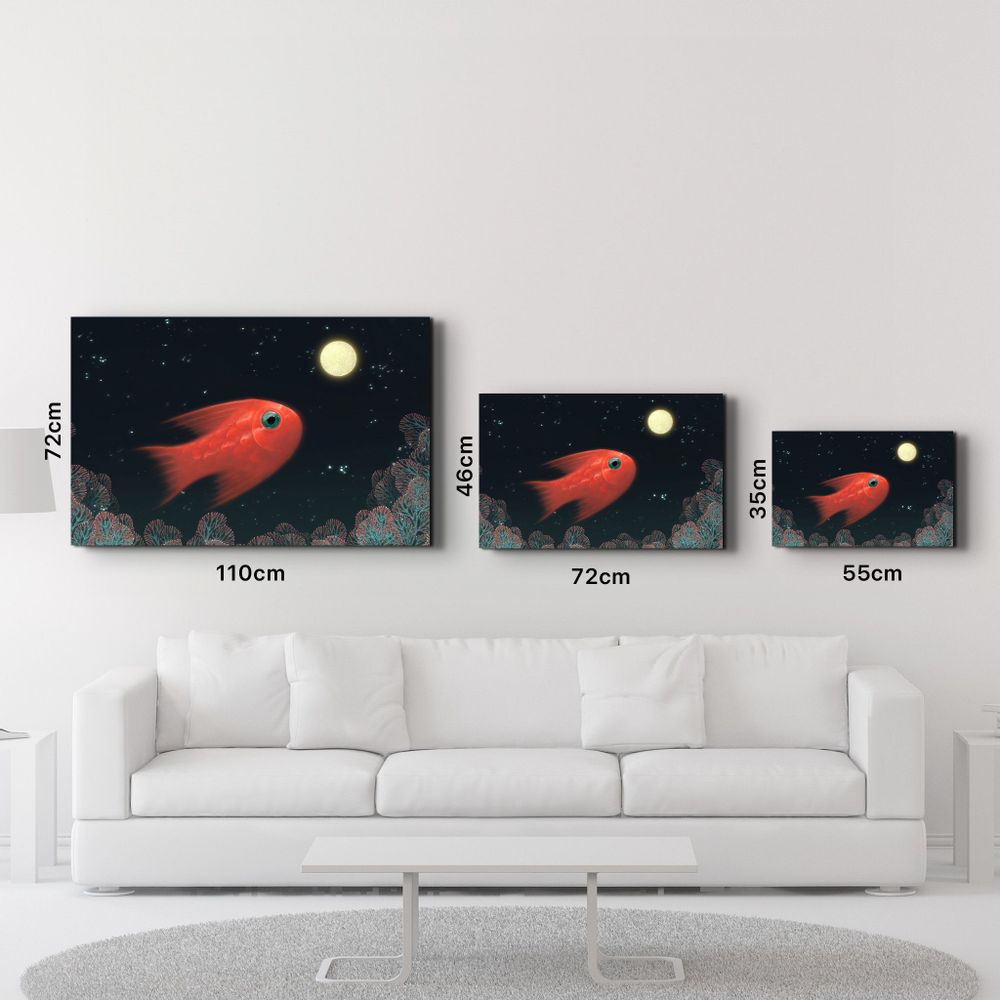 Other wall decoration - Aquarium Fish | Glass Wall Art - ARTDESIGNA