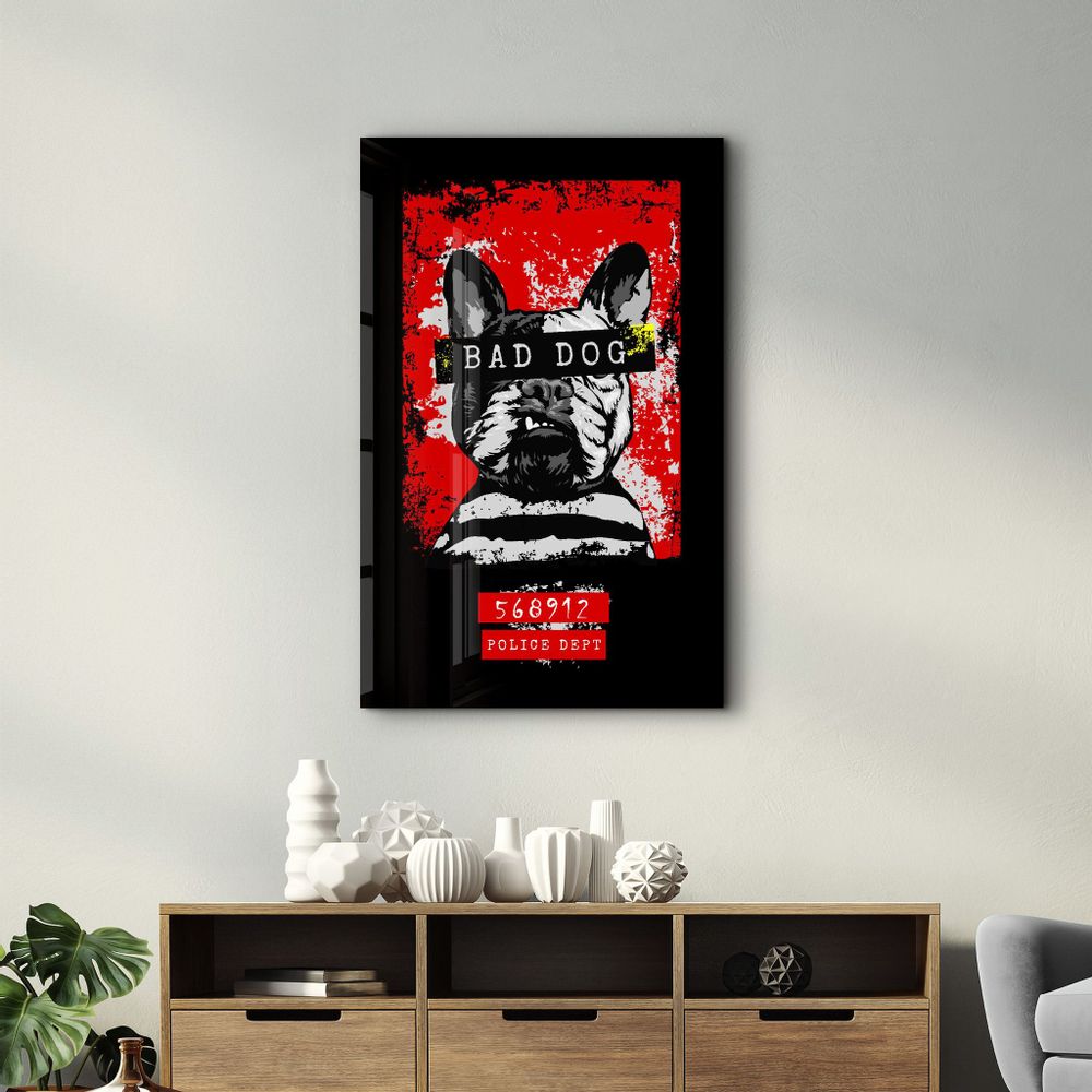 Other wall decoration - The Wanted Dog | Glass Wall Art - ARTDESIGNA