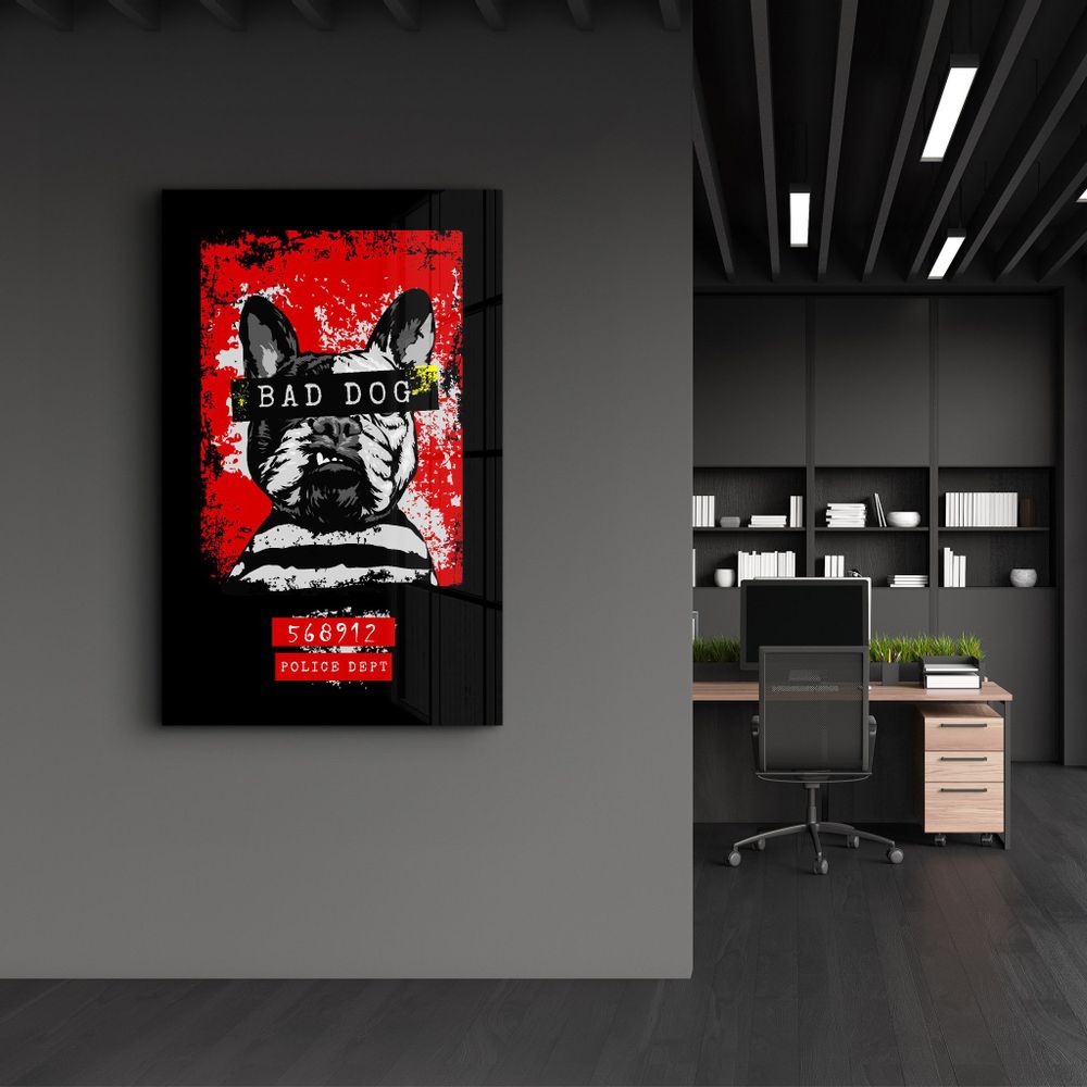 Other wall decoration - The Wanted Dog | Glass Wall Art - ARTDESIGNA