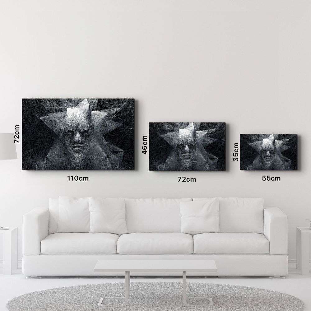 Other wall decoration - The Rope Face | Glass Wall Art - ARTDESIGNA