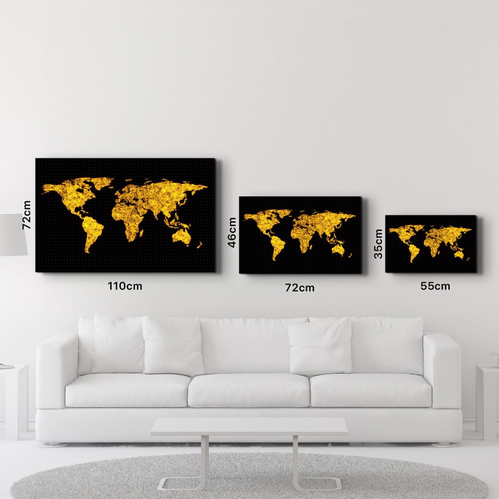 Other wall decoration - The Network Of The World | Glass Wall Art - ARTDESIGNA