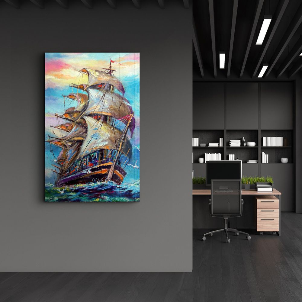 Autres décorations murales - Galleon | Glass Wall Art - ARTDESIGNA