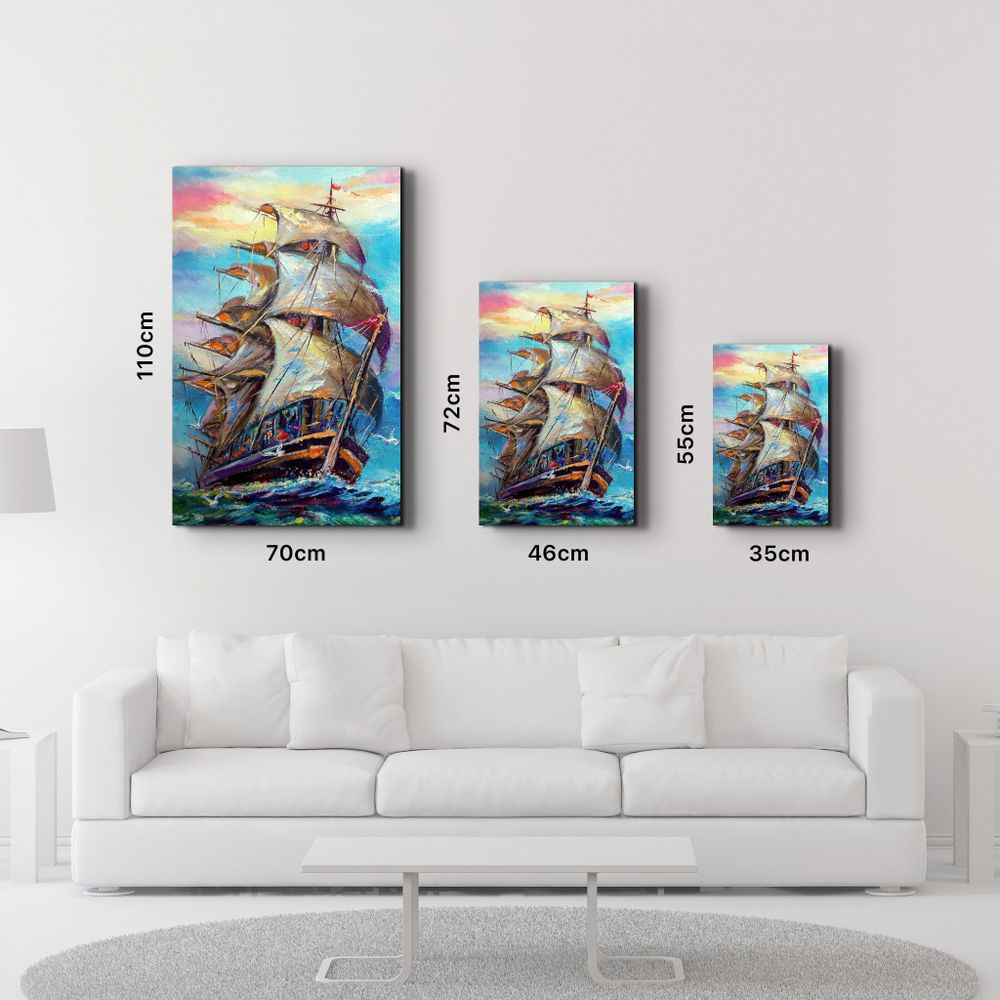 Autres décorations murales - Galleon | Glass Wall Art - ARTDESIGNA