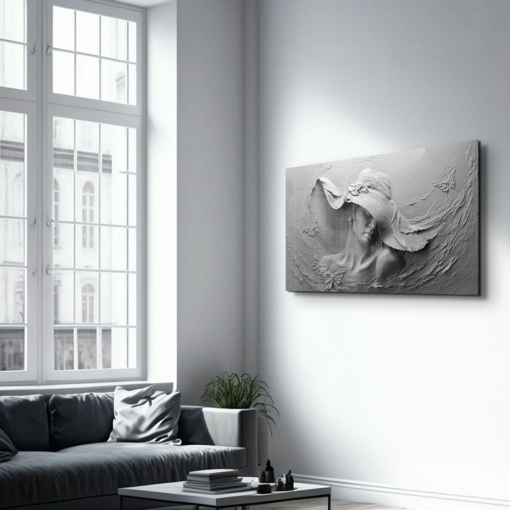 Other wall decoration - Abstract Woman Sculpture | Glass Wall Art - ARTDESIGNA