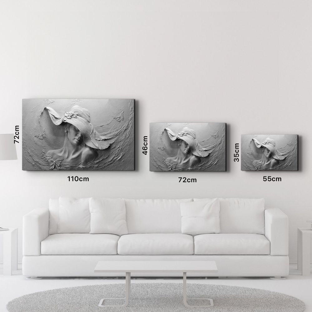 Other wall decoration - Abstract Woman Sculpture | Glass Wall Art - ARTDESIGNA