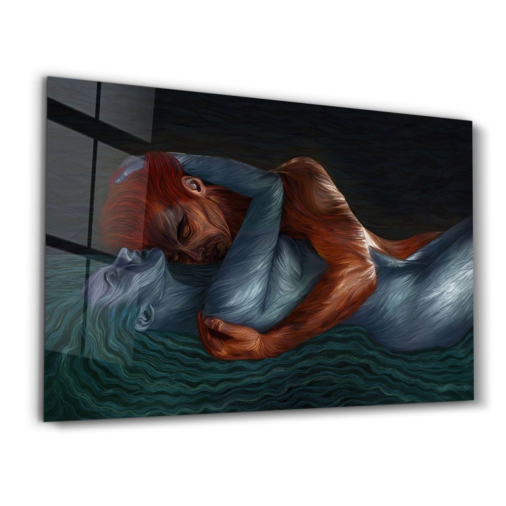 Other wall decoration - Twin Flame Reunion | Glass Wall Art - ARTDESIGNA