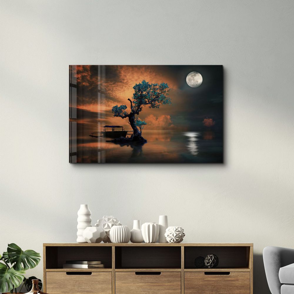 Autres décorations murales - Life Of Tree | Glass Wall Art - ARTDESIGNA
